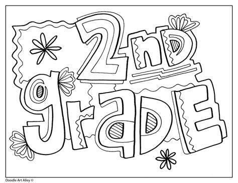 2nd Grade Coloring Pages Amp Printables Page 4 Second Grade Coloring Page - Second Grade Coloring Page