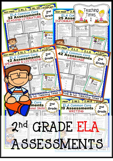 2nd Grade Common Core Ela Assessments Teaching Times 2nd Grade Ela - 2nd Grade Ela