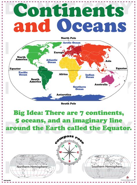 2nd Grade Continents And Oceans Worksheets Learny Kids 2nd Grade Earth S Continents Worksheet - 2nd Grade Earth's Continents Worksheet