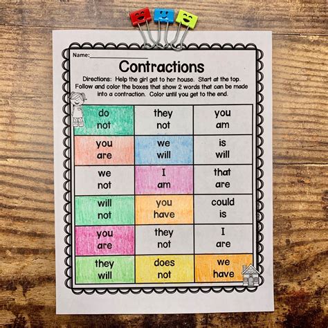 2nd Grade Contractions Teaching Resources Tpt Contractions Activities For Second Grade - Contractions Activities For Second Grade