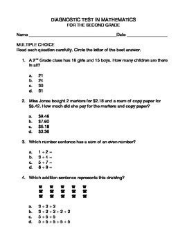 2nd Grade Diagnostic Math Test Brighterly Math Minutes 2nd Grade - Math Minutes 2nd Grade