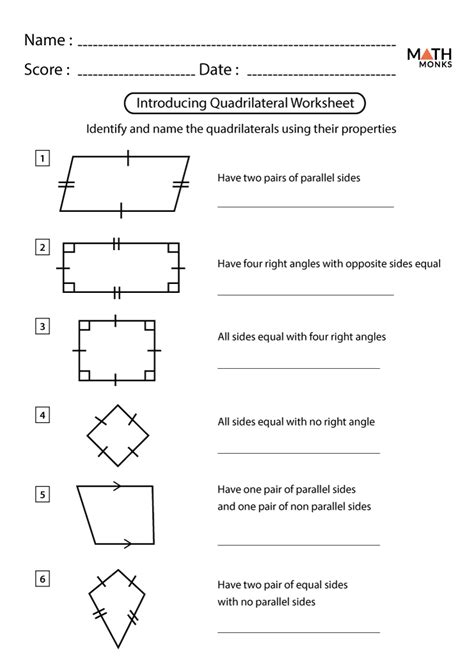 2nd Grade Geometry Worksheet Quadrilateral Worksheet 2nd Grade - Quadrilateral Worksheet 2nd Grade