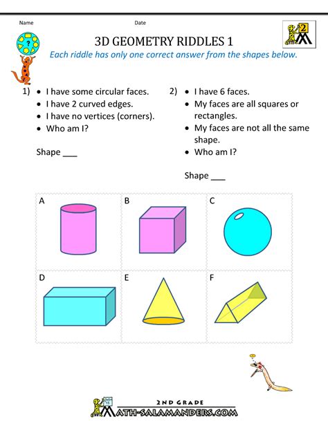 2nd Grade Geometry Worksheet Third Grade Geometry Worksheets - Third Grade Geometry Worksheets
