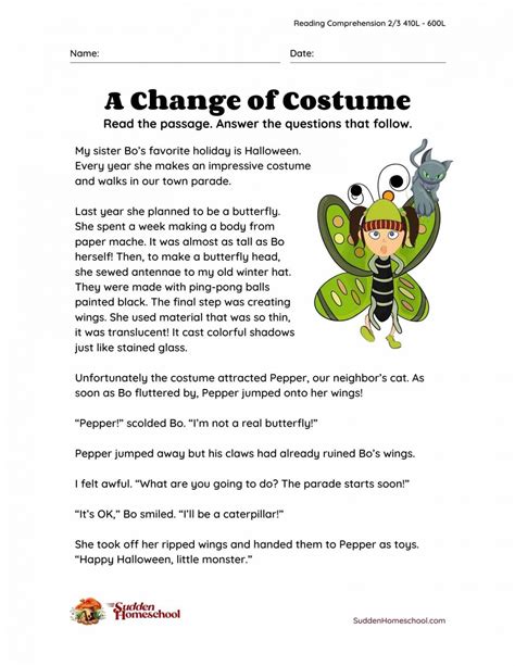 2nd Grade Halloween Reading Comprehension Worksheets Halloween Worksheets For 2nd Grade - Halloween Worksheets For 2nd Grade