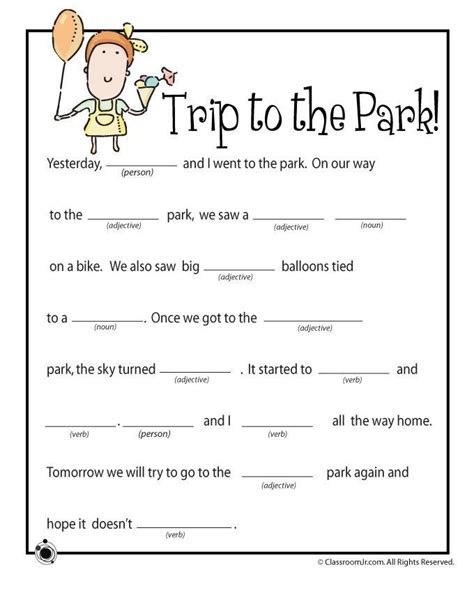 2nd Grade Mad Libs   Using Mad Libs In The Classroom Nouns Gr - 2nd Grade Mad Libs