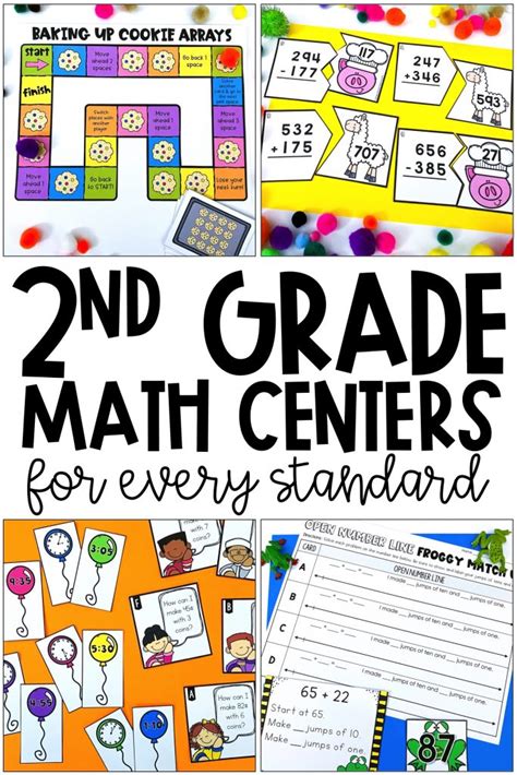 2nd Grade Math Centers K 5 Math Teaching Second Grade Math Centers - Second Grade Math Centers