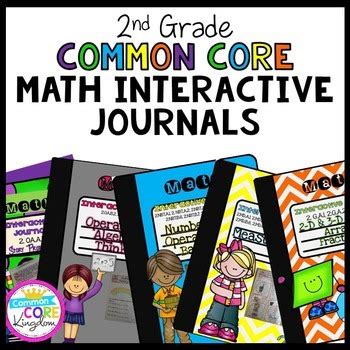 2nd Grade Math Interactive Journal Bundle All Common 2nd Grade Journal - 2nd Grade Journal