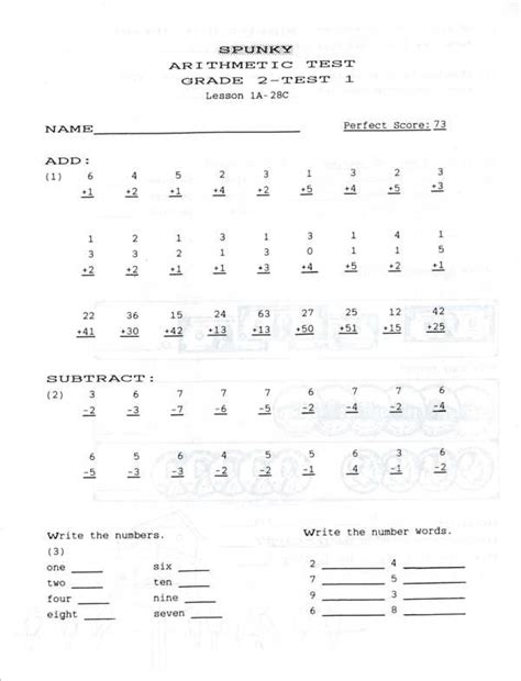 2nd Grade Math Practice Test Henry County School District