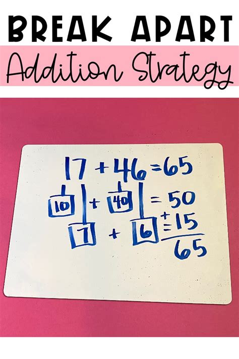2nd Grade Math Strategy Break Apart For Subtraction Break Apart Strategy Subtraction - Break Apart Strategy Subtraction