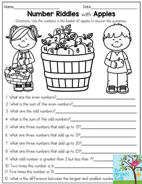 2nd Grade Math Worksheets Math Riddle Worksheet Grade 2 - Math Riddle Worksheet Grade 2