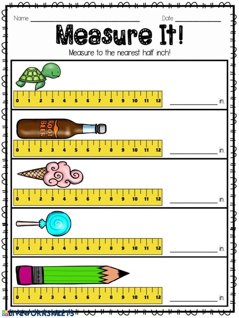 2nd Grade Measurement Worksheets 3rd Grade Measuring Worksheet - 3rd Grade Measuring Worksheet