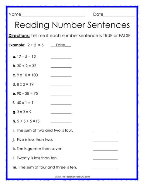2nd Grade Number Sentences Worksheets Teachervision 2nd Grade Sentence Length Worksheet - 2nd Grade Sentence Length Worksheet