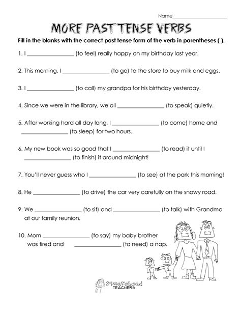 2nd Grade Past Tense Verb Educational Resources Past Tense Verbs For 2nd Grade - Past Tense Verbs For 2nd Grade