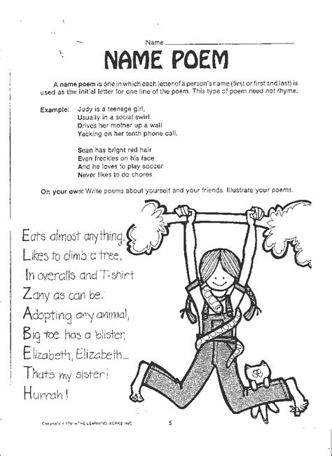 2nd Grade Poetry Worksheets Page 1 Teachervision Poetry Worksheets For 2nd Grade - Poetry Worksheets For 2nd Grade
