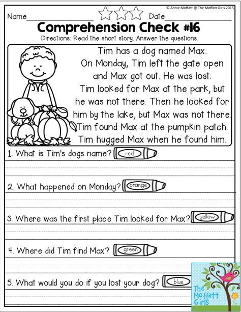 2nd Grade Reading Comprehension Passages And Questions Questioning Reading 2nd Grade Worksheet - Questioning Reading 2nd Grade Worksheet