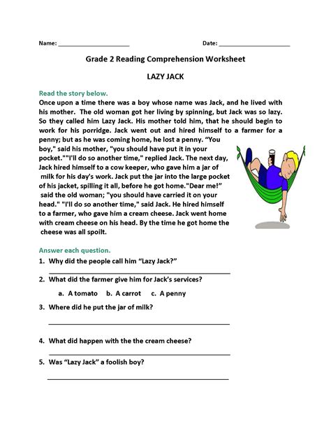 2nd Grade Reading Worksheet   2nd Grade Reading Worksheets Best Coloring Pages For - 2nd Grade Reading Worksheet