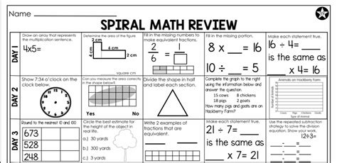 2nd Grade Spiral Math Review Daily 6 Morning 2nd Grade Daily Math - 2nd Grade Daily Math