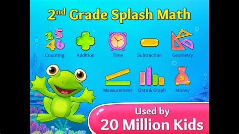2nd Grade Splash Math Education Learning Workbook Common Splash Math Second Grade - Splash Math Second Grade