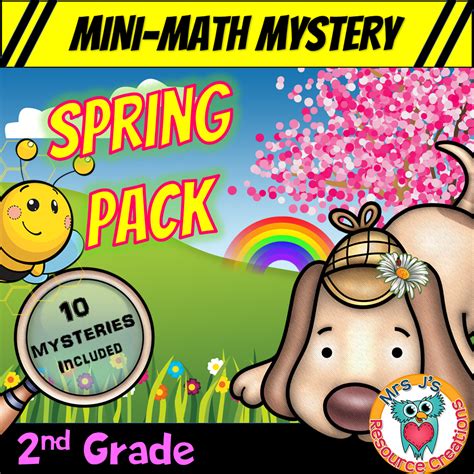 2nd Grade Spring Packet Of Mini Math Mysteries Mystery Worksheet 2nd Grade - Mystery Worksheet 2nd Grade