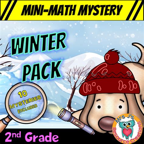 2nd Grade Winter Packet Of Mini Math Mysteries Mystery Worksheet 2nd Grade - Mystery Worksheet 2nd Grade