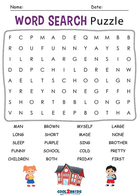 2nd Grade Word Search Confessionsofparenting Com Word Search For 2nd Grade - Word Search For 2nd Grade