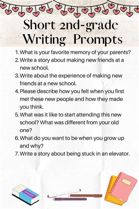 2nd Grade Writing Prompts Inspiring Young Minds Kids Second Grade Writing Prompts - Second Grade Writing Prompts
