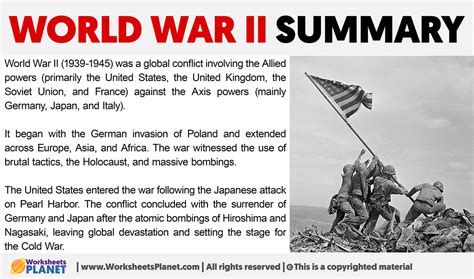 2nd World War Summary