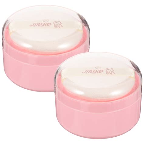 2pcs Body Powder Puffs Boxes Loose Powder Containers Dusting …