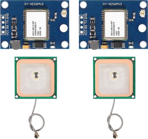 2pcs GY-NEO6MV2 NEO-6M GPS Module Flight Control Module.
