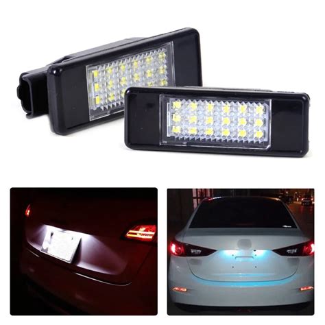 2pcs LED Lamp License Plate Light For Peugeot Expert 806 807 Citroen …