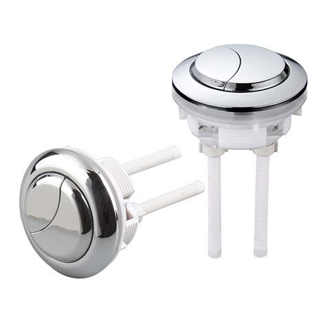 2pcs Toilet Handle Replacement Round Head Tank Switch Toilet Flush ...