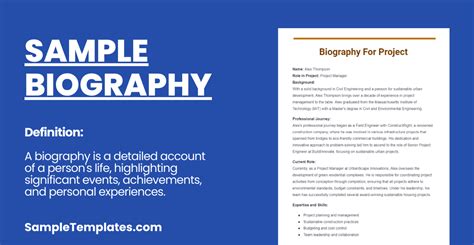 2sec biography sample