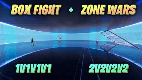 2v2 box fight zone wars. Type in (or copy/paste) the map code you want to load up. You can copy the map code for CLT 2V2V2V2 ZONE WARS 🎯 by clicking here: 2029-1919-7416 