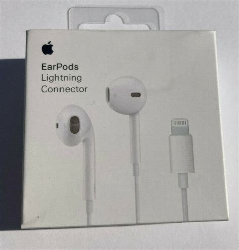 2x USED Apple Lightning Earpods Headphones Original Earbuds