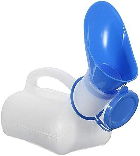 2x Unisex Urinal Bottle Male Urinal Urinal Funnel Mens Bedside