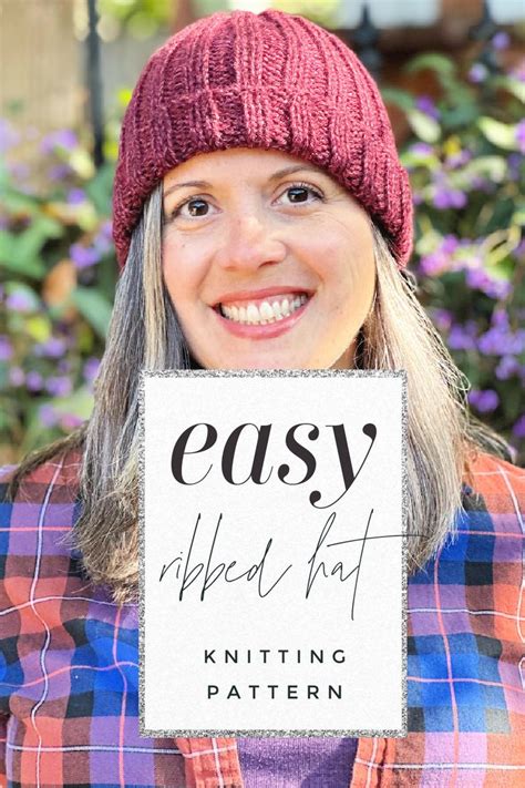 2x2 ribbed beanie pattern.  This unisex beanie looks great on everyone.  Perfect for colde...