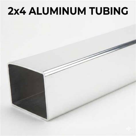 2x4 aluminum rectangular tubing.  Popular for its light weight and corrosion resist...