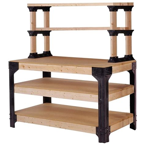 Apr 9, 2020 · This item: 2x4basics 90165ONLMI Custom L-Shaped Workbench. 4.6 out of 5 stars. 6,727. $128.89. $128.89. FLEXIMOUNTS Universal Steel Work Bench Leg Kit, Garage Storage Shelving Frame Workbenches Customizable in Sizes and Colors, Maximum 96" Length, 48" Width, Adjustable Height, Black,Lumber Not Included. 4.5 out of 5 stars. . 