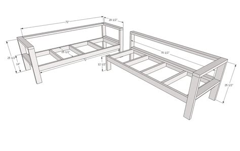 2x4 outdoor side table plans.  Free plans for matching sofa, sectional ...