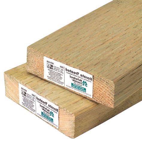 Treated for protection against fungal decay, rot and termites. Treatment meets AWPA (American Wood Protection Association) standards. Limited lifetime warranty that protects against rot, decay, and wood ingesting insects. Ideal choice for decks, gazebos and other above ground exterior projects. Can be primed and painted or stained.