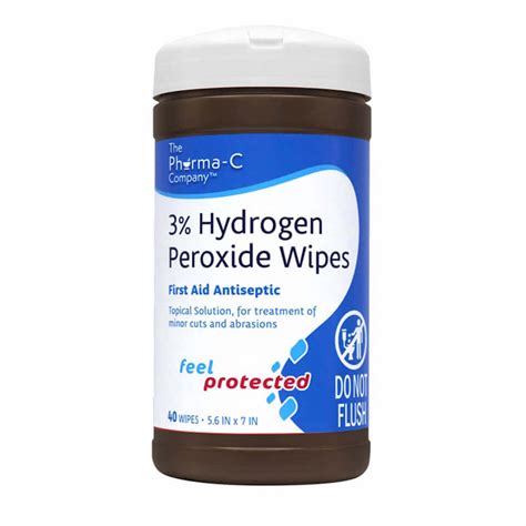 3% Hydrogen Peroxide Wipes