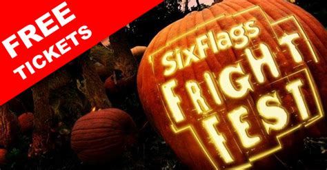 3,300 FREE Six Flags Fright Fest tickets - freeflys.com