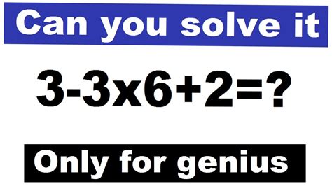 3 3x6 2. Nov 7, 2564 BE ... People also ask For Tricky Matsh Buy Now https://amzn.to/3qiLg34 What is the answer of an equation? What is the correct way to solve a math ... 