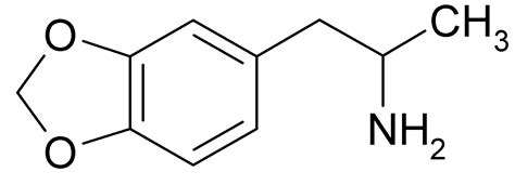 3 4 methylenedioxyamphetamine. Analysis of the limited experimental literature indicates that LD50's for MDMA in five species by several routes of administration tend to predict a significant human toxicity. MDMA was either equally toxic or slightly to moderately less toxic than its close congener, MDA, (+/-)-3,4-methylenedioxyamphetamine. 