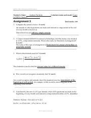 3 Assignment Solutions Andrew Cmu