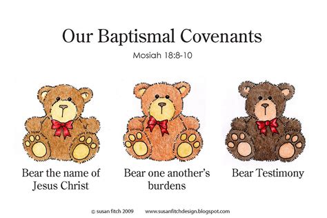 3 Bears Of Baptism Free Printable