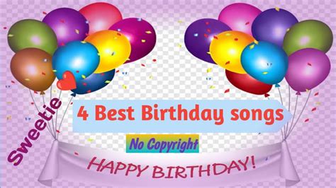 3 Best Happy Birthday Songs (No Copyright) - YouTube