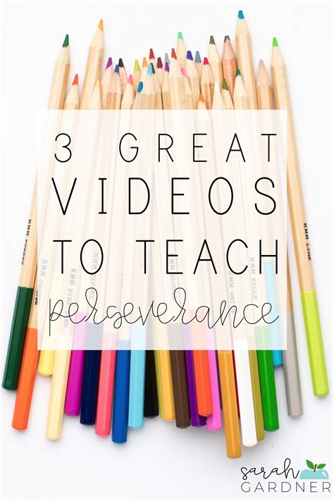 3 Best Videos About Perseverance for Kids — Sarah Gardner