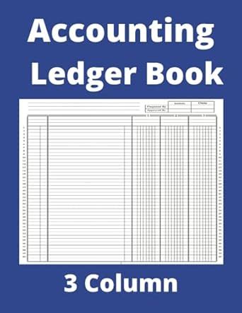 3 Column Bookkeeping Ledger