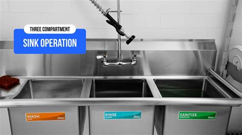 3 Compartment Sink Rules How to Use a 3 Compartment Sink